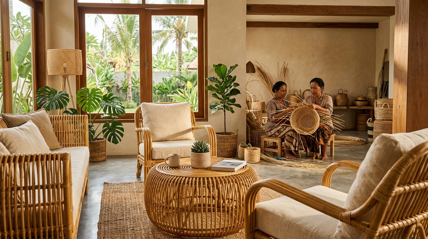 A Guide to Indonesian Rattan Crafts and Major Production Hubs